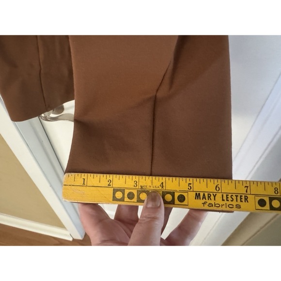 Chico's So Slimming Brigitte Pants Size 3 (US 16) Rust Brown Ankle Regular - Picture 9 of 11